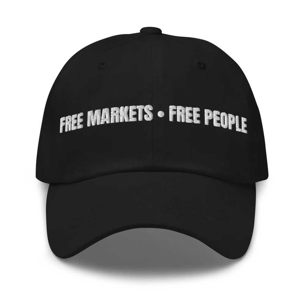 Free Markets.Free People (White Lettering)