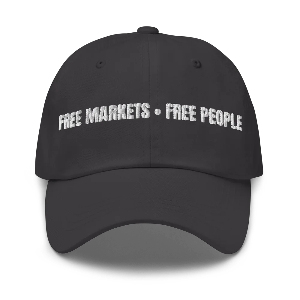 Free Markets.Free People (White Lettering)