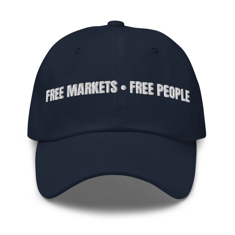 Free Markets.Free People (White Lettering)