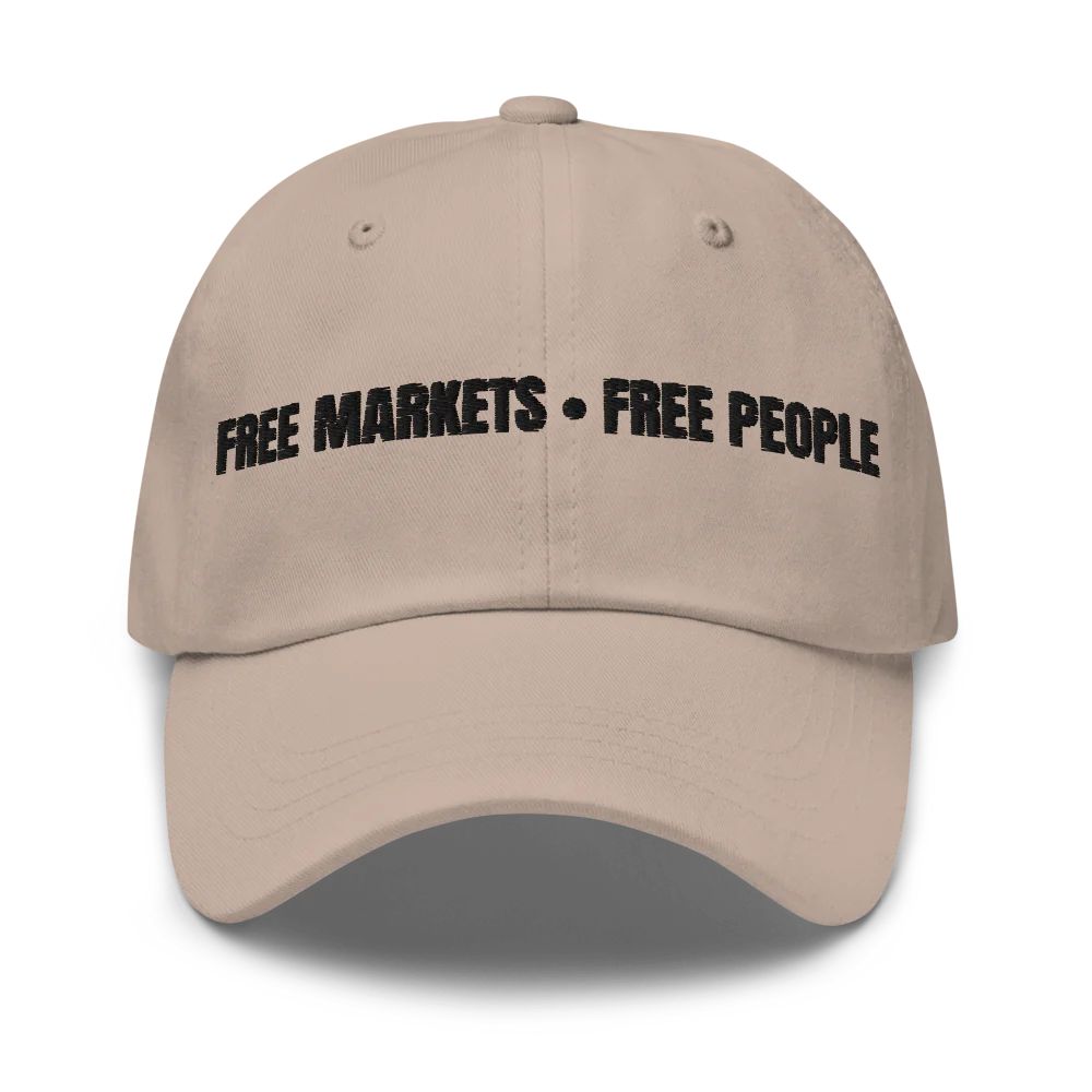 Free Markets.Free People (Black Lettering)
