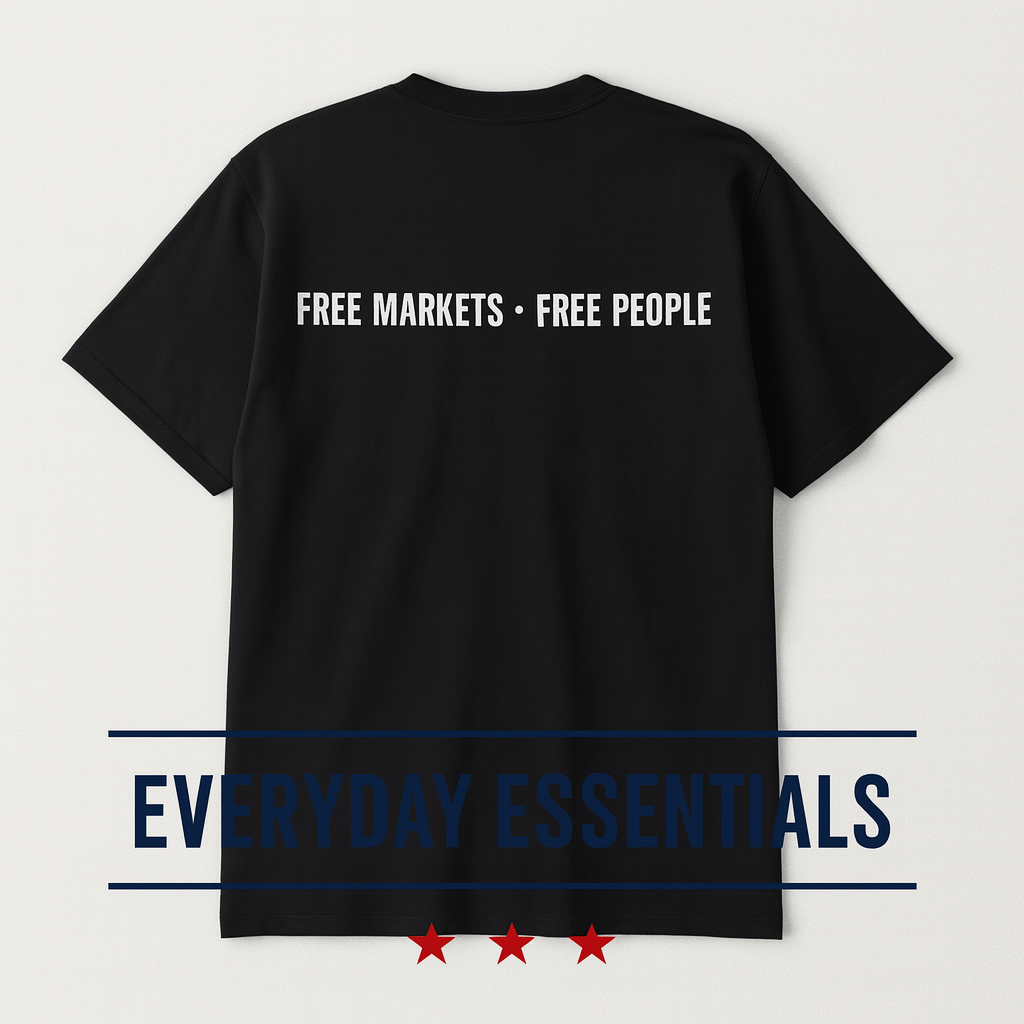 Free Markets.Free People (White Lettering)