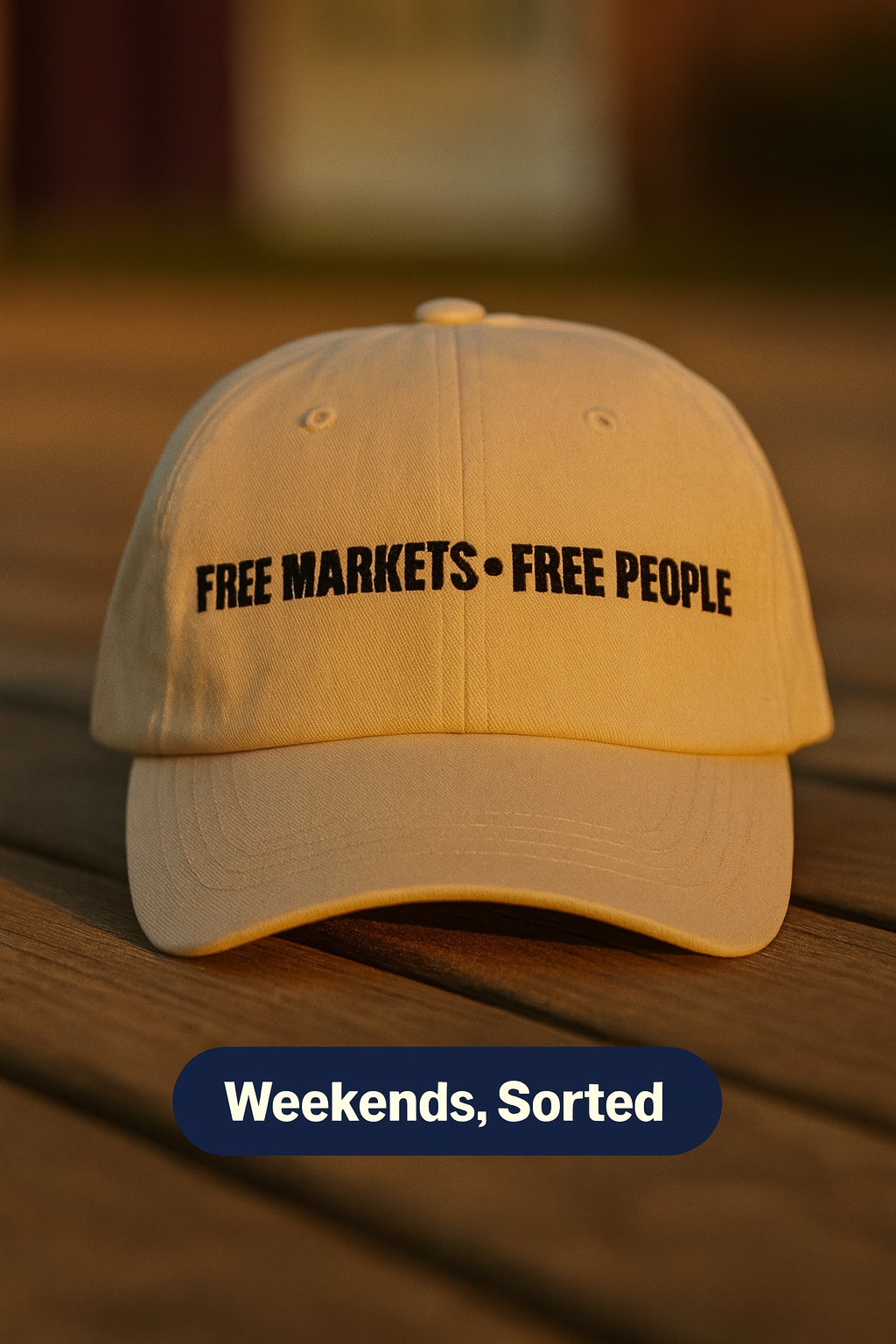 Free Markets.Free People (Black Lettering)