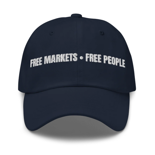 Free Markets.Free People (White Lettering)