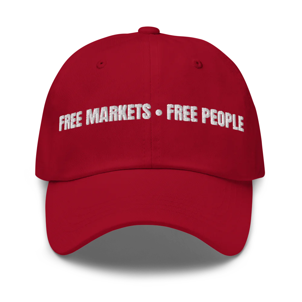 Free Markets.Free People (White Lettering)