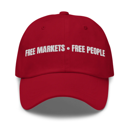 Free Markets.Free People (White Lettering)