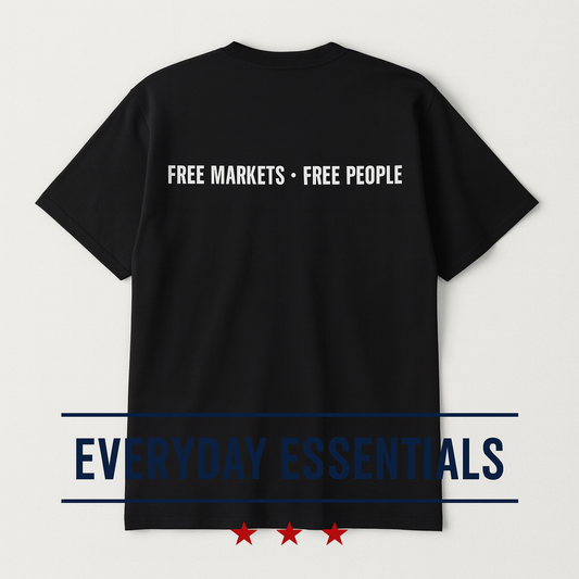 Free Markets.Free People (White Lettering)