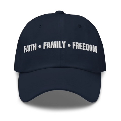 Faith.Family.Freedom Cap (White Lettering)